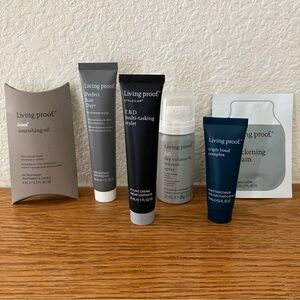 LIVING PROOF Set of 6 Travel Size Mini Hair Care Products